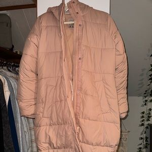 Abercrombie & Fitch Ultra long Sherpa jacket